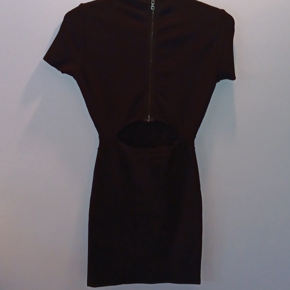 BCBGMAXAZRIA BLACK KAYLEN EMBELLISHED DRESS - Picture 6 of 7